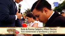 Romina Calderón contrajo matrimonio el fin de semana