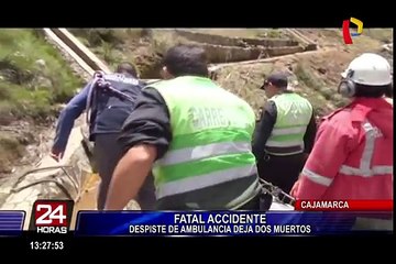 Cajamarca: trabajadores del Minsa fallecieron tras vuelco de ambulancia