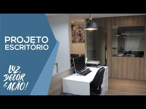Projeto Escritório Serlid e Riabitare - Luz, Decor & Ação!