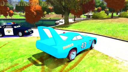 Disney cars Axle Accelerator and Dinoco King 43 Thor & Iron man Childrens Songs