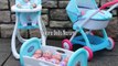 Baby Dolls Disney Frozen Nursery - Rocking Bed Highchair Dolls Pram Baby Annabell Lil Cutesies