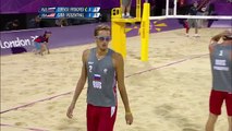 Mens Beach Volleyball Round of 16 - RUS v USA | London new Olympics