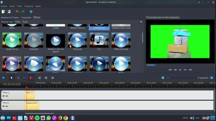 Curso Básico de Edição no Openshot: Efeito Chroma Key