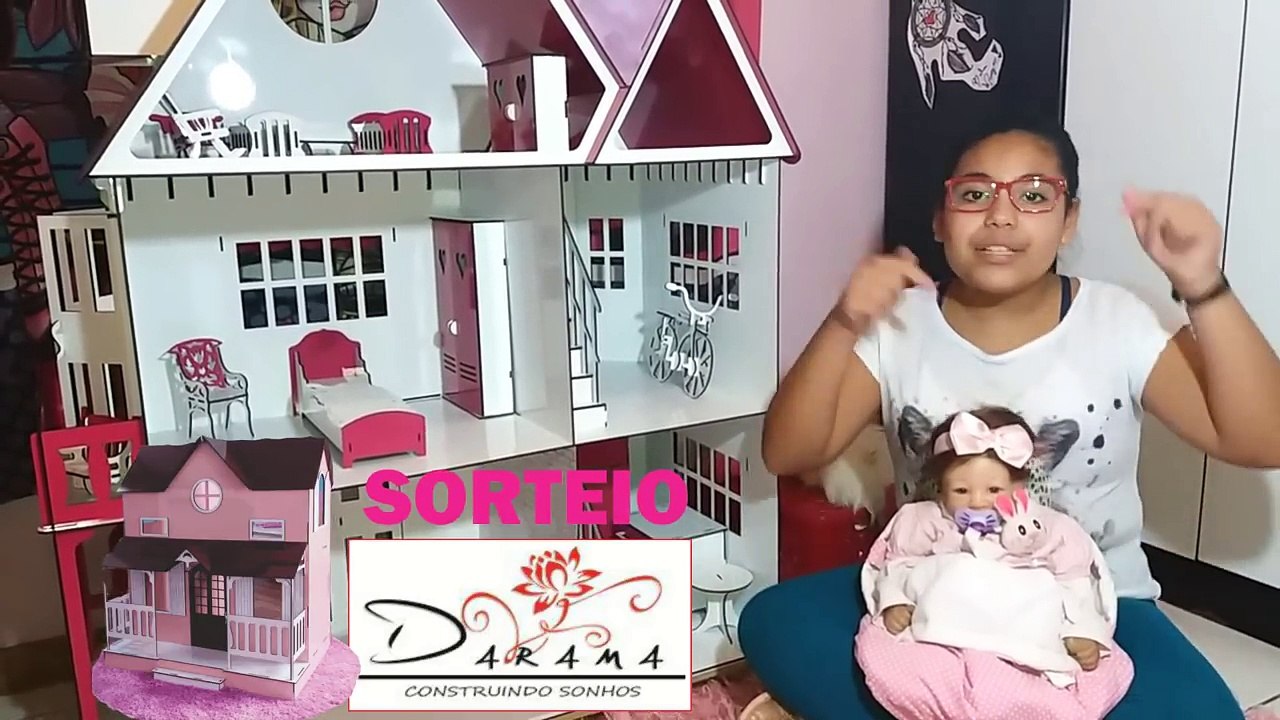 DECORANDO CASA BARBIE DA DARAMA ( SALA )