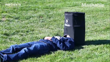 This movie theater wraps around your head