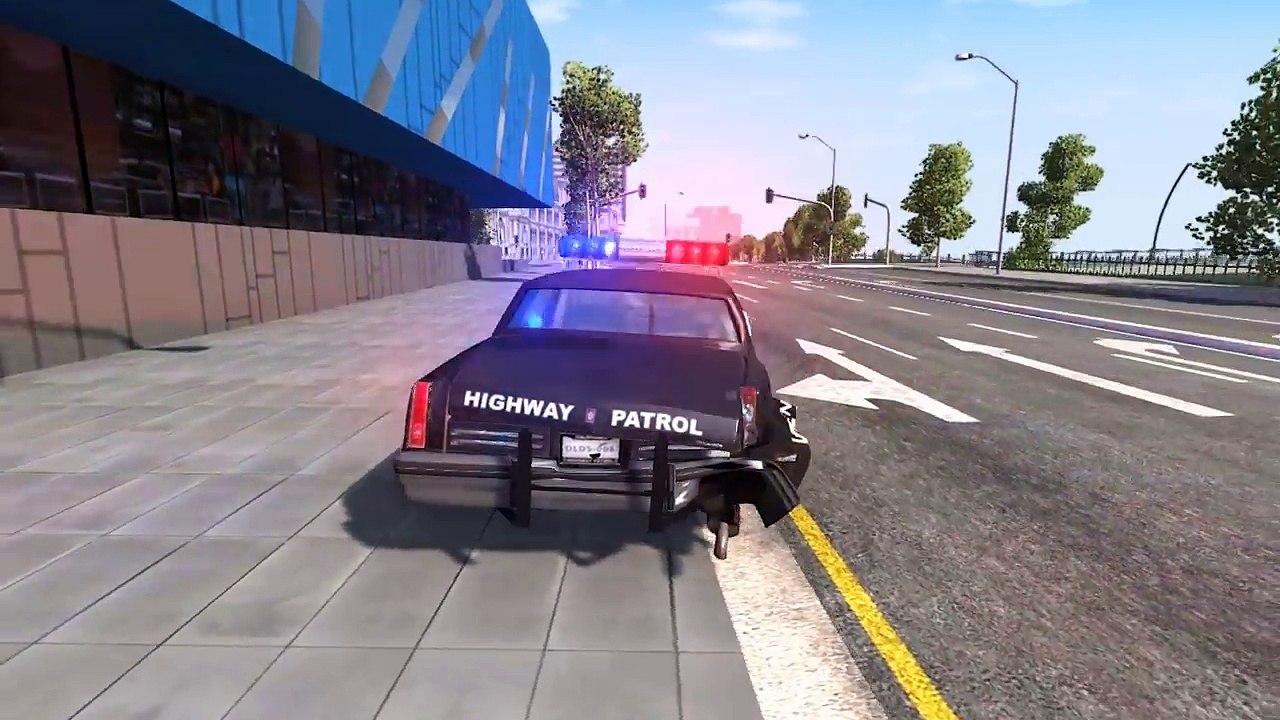 BeamNG drive - Interceptor Police chase Car Crashes