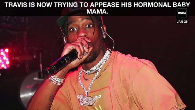 Kylie’s Horror! Bad Dad Travis Abandons Jenner On Due Date For Wild Party Bender