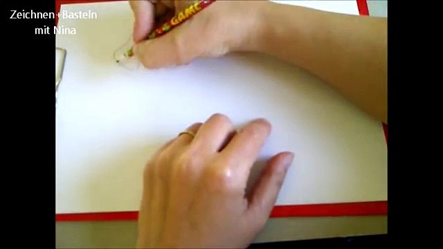 Einen Schmetterling zeichnen. Schöne Verzierungen/Muster für eine Glückwunschkarte.