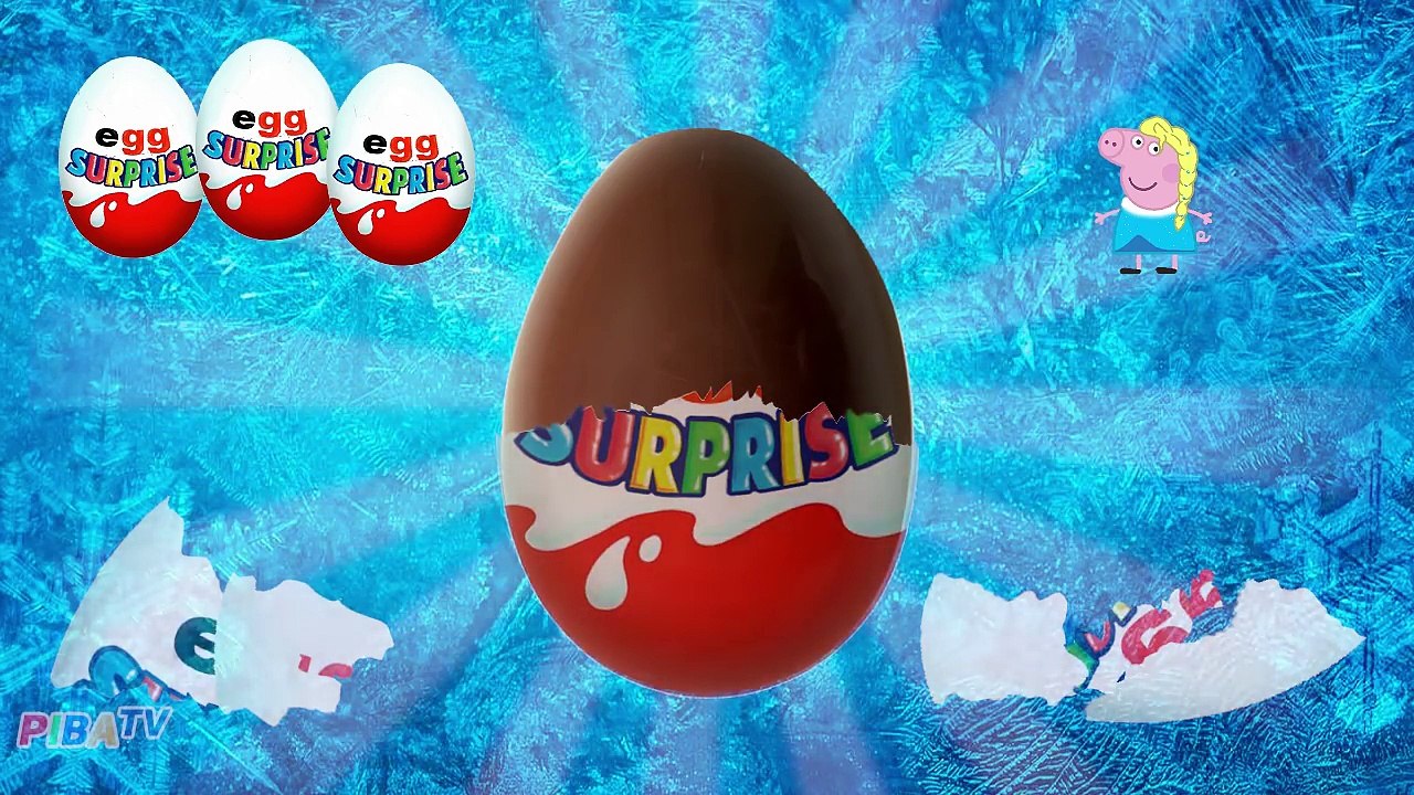 Surprise Eggs Pig Spiderman spidey - Свинка Спайдермен Киндер сюрприз и другие мультики!