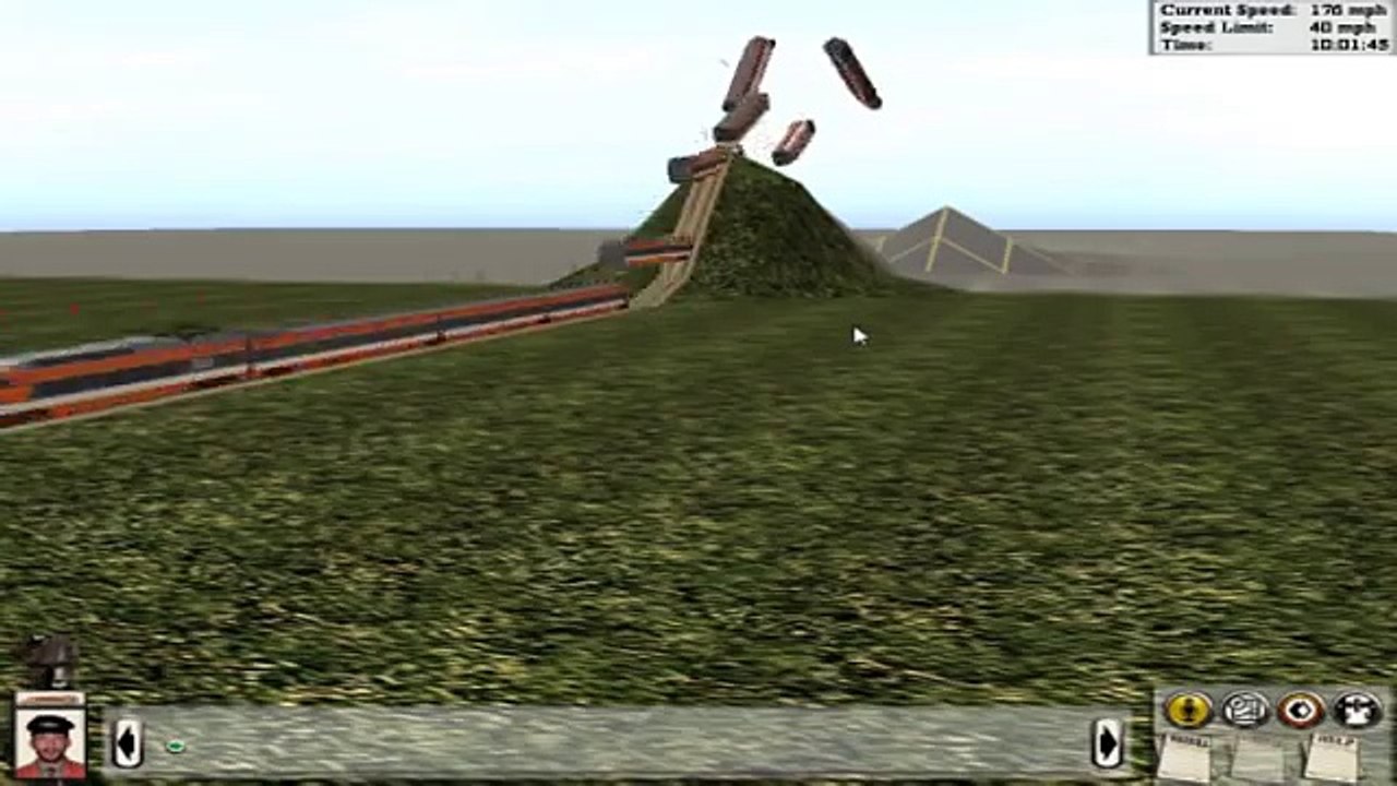3 HUGE TRAINZ 2004 CRASHES