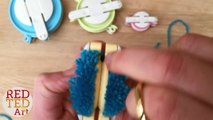 4 EASY Pom Pom Making Techniques - How to make a Pom Pom - Fork, Cardboard, Fingers & Pom Pom Maker