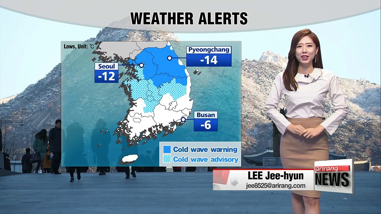 Afternoon highs to reach positive territory in Seoul