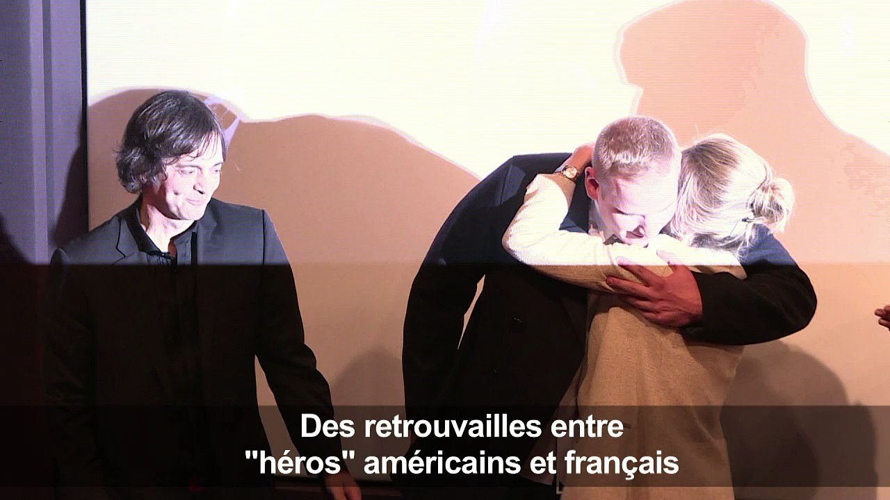 Retrouvailles entre "héros" américains et français du Thalys