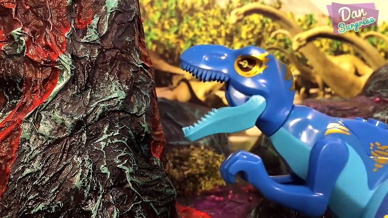 8 AWESOME LEGO DINOSAUR TOYS JURASSIC WORLD for kids - INDOMINUS REX T-REX VELOCIRAPTOR TRICERATOPS
