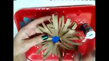 DIY 5o. video Flores hechas con rollitos de papel sanitario/ Flowers from toilet paper rolls