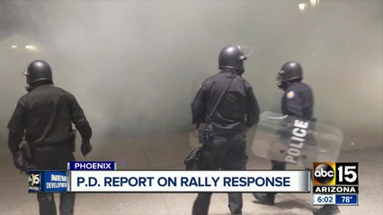 Police report on Trump rally response released Monday