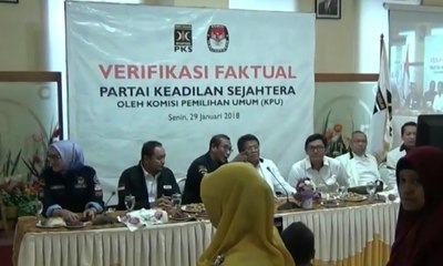 PKS Lolos Verifikasi Faktual KPU