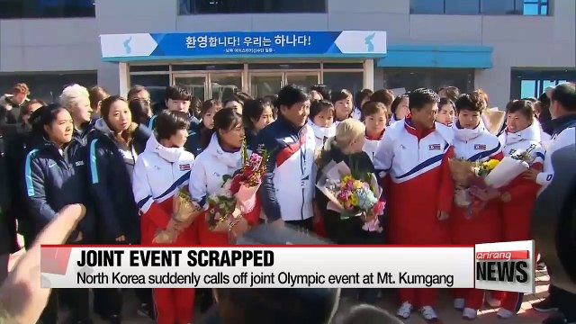 North Korea suddenly calls off joint Olympic event at Mount Kumgang