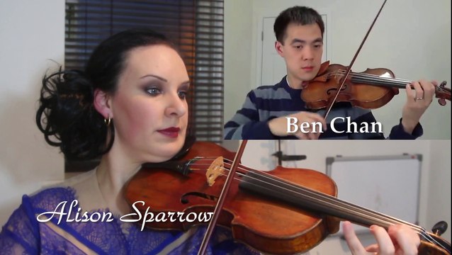 Bach Double Violin Concerto in D Minor Alison Sparrow & Ben Chan