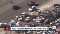 Two men found dead at Phoenix junkyard