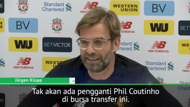 Liverpool Tak Bisa Mengganti Coutinho - Klopp