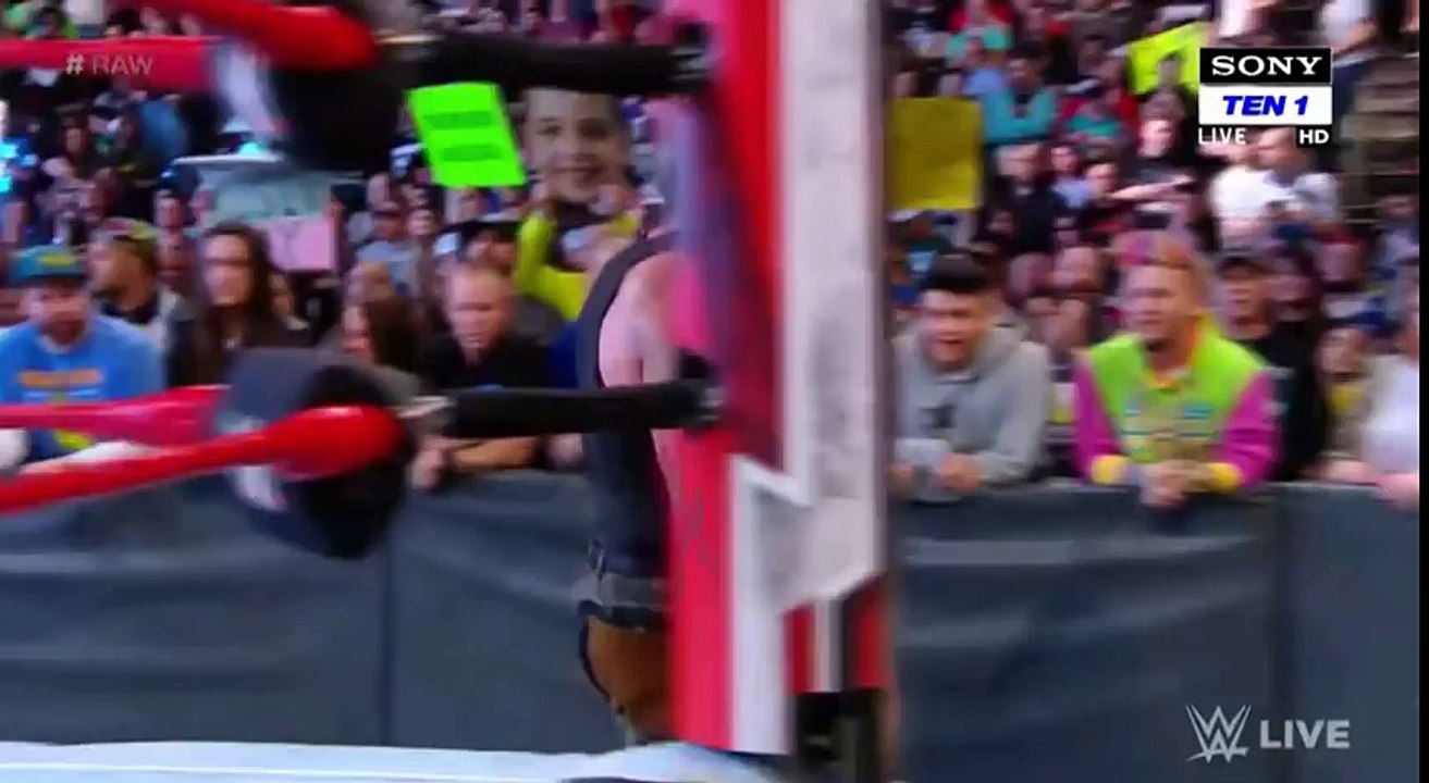 Braun Strowman Vs Kane Last Man Standing - WWE Raw Highlight 29th January 2018