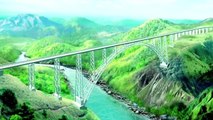 World's Highest Railway Bridge is Under construction in India दुनिया का सबसे उंच रेल का पूल भारत मे