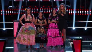 La Voz Kids _ Giselle, Tiffany y Estefani cantan ‘Cumbia del