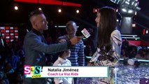 La Voz Kids _ Jonael Santiago y Natalia Jiménez dan sus reacciones después d