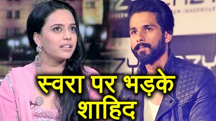 Padmaavat: Shahid Kapoor's BEFITTING REPLY to Swara Bhaskar for her Open Letter | FilmiBeat