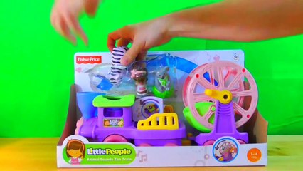 Fisher-Price Little People Zoo Train and Minions by CreateColors