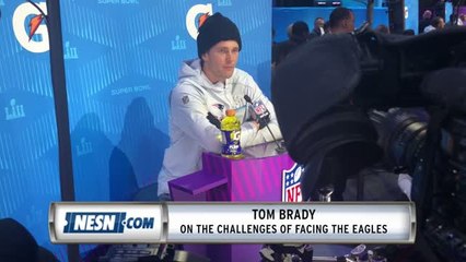 Super Bowl Opening Night: Tom Brady Addresses Media