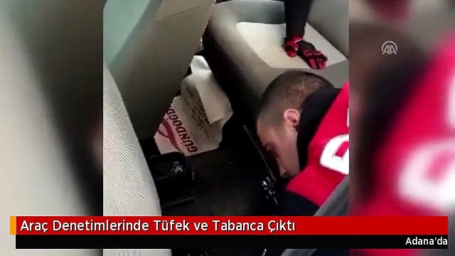 Araç Denetimlerinde Tüfek ve Tabanca Çıktı