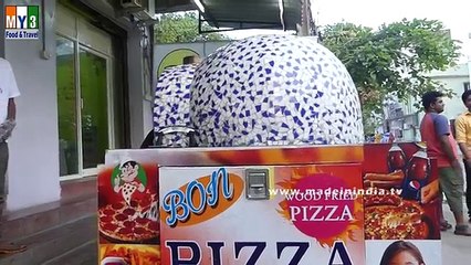 #NeverSeenBefore   Wood Fried Pizza   Ladino Garden Pizza   Rare Street Food All Around the World