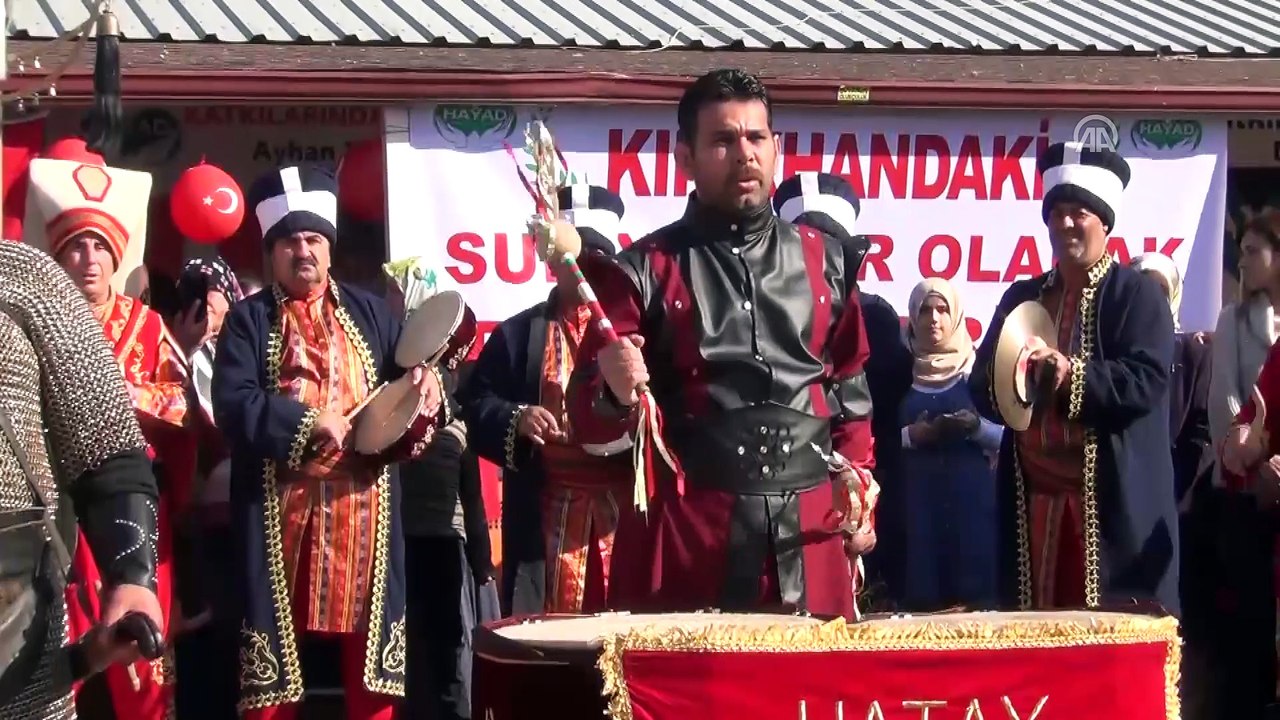 Suriyelilerden Zeytin Dalı Harekatı'na destek