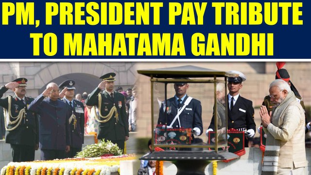 PM Modi , President Kovind paid tribute to Mahatma Gandhi on his death anniversary | Oneindia News