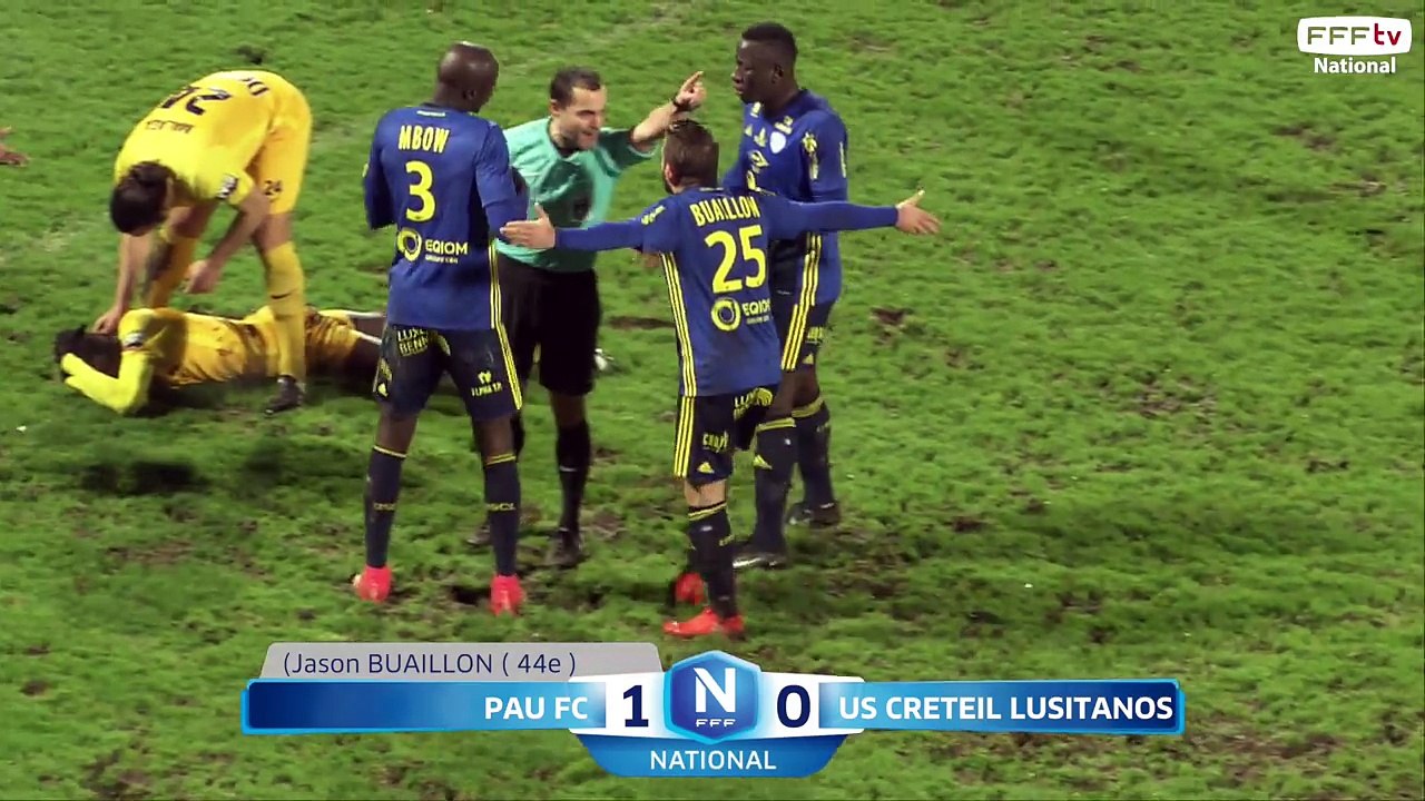 Pau 1 - 0 USCL  (J17 S1718)