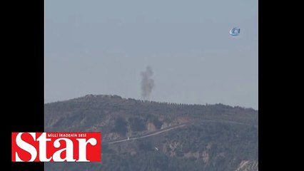 Darmık Dağı havadan ve karadan bombardıman altında