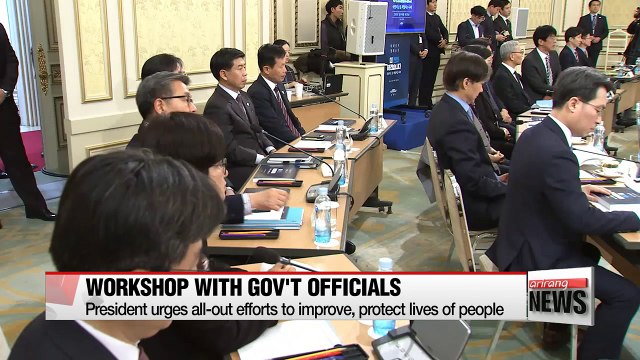 President urges all-out efforts to improve and protect lives of people