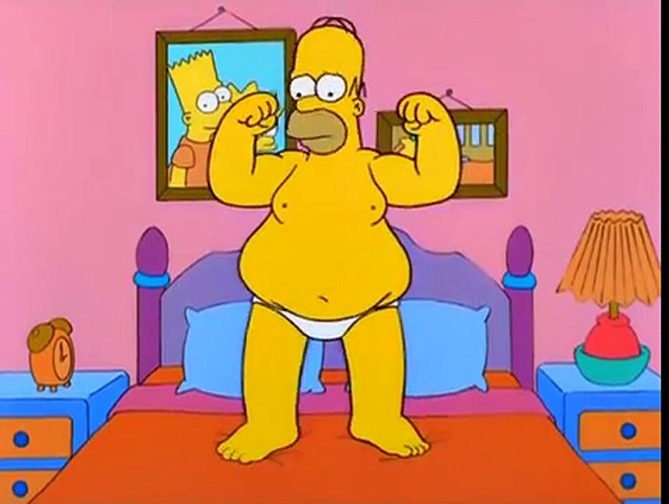 Homer Simpson pillado en sesion de fotos erotica