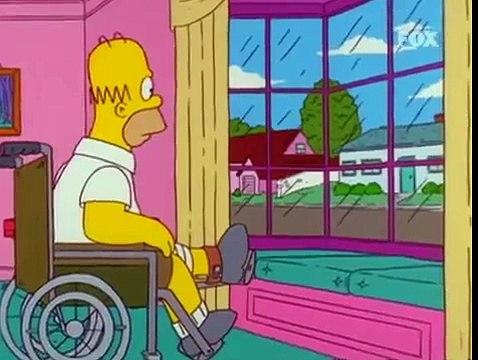 Los Simpsons - Barney - Sra. Simpson puede salir Homer a jugar?