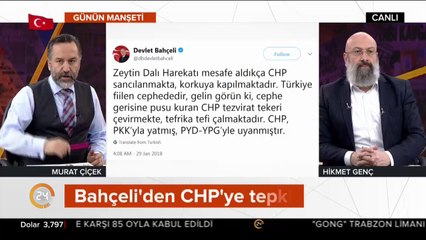 Devlet Bahçeli: CHP, PKK'yla yatmış, PYD-YPG'yle uyanmıştır