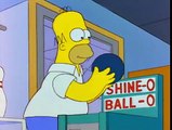 Los Simpsons - Homer, te has sacado brillo a la cabeza con la pulidora de bolas??