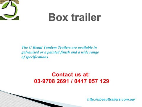 Lawn Mower Trailers | U Beaut Trailers