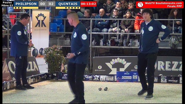 Finale Circuit PPF Pétanque 2017/2018 : Quart gagnant/gagnant Rousseau vs Quintais