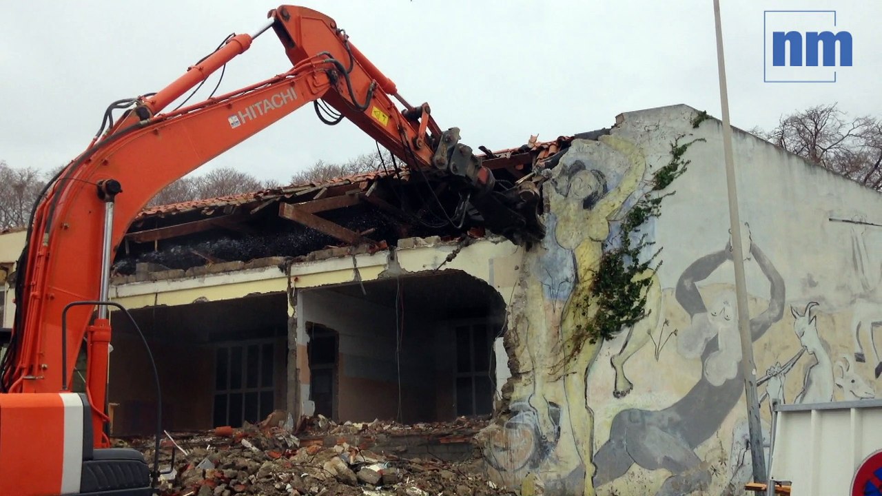 Démolition de l'école Paul-Doumer d'Antibes