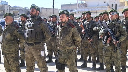 - İHA ekibi Azez’de- Azez’in güvenliği Türk polisinin eğittiği Suriye’nin Özel Kuvvetleri’nde