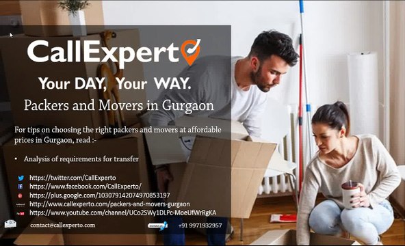 Choosing the right packers and movers at affordable prices in Gurgaon