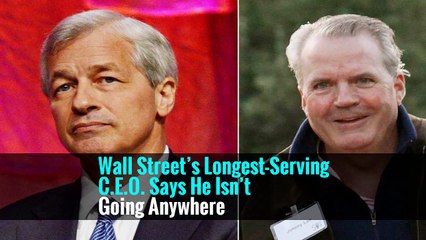 Wall Street’s Longest-Serving C.E.O. Says He Isn’t Going Anywhere
