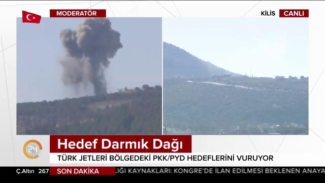 Türk jetleri PKK/PYD hedeflerini vuruyor